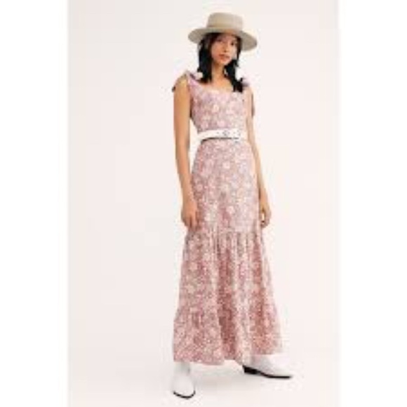Free People In the Fields Floral Maxi Dress - Picture 2 of 10
